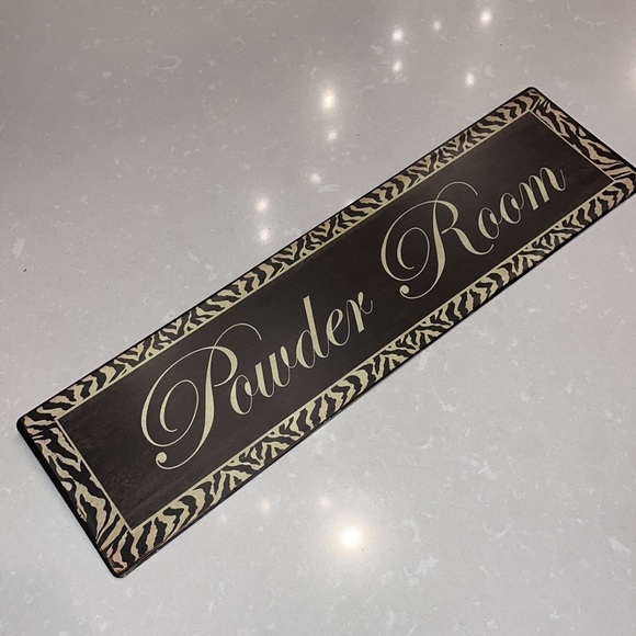 Powder Room Sign - Picture 2 of 3